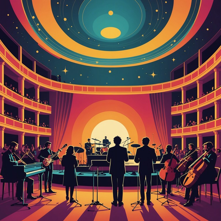 This track fuses the dramatic and powerful elements of symphonic music with the rhythmic, soul infused beats of funk, offering an auditory feast that bridges genres and eras. The dynamic crescendos of the orchestra paired with the groove of funk create a soundscape that is both exhilarating and emotionally resonant.