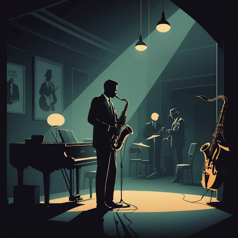 Crafting a noir narrative, this instrumental strays from bossa nova's sunny origins to explore shadowy corners where intrigue blooms under the moon's watchful gaze. Perfect for a mysterious night scene soundtrack