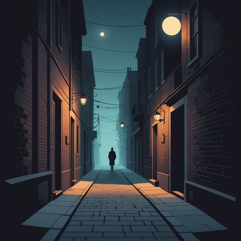 This track captures the essence of a midnight stroll through a foggy, old town where every shadow could tell a story. Mysterious and suspenseful, the single instrument brings a haunting atmosphere that intensifies the feeling of unseen eyes watching from the darkness.