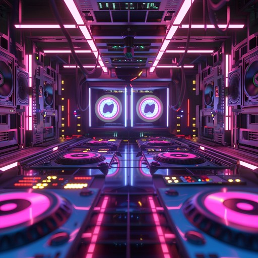 Futuristic beats and intense synths create a high energy dance track. The galloping rhythm and interstellar melody patterns make this track an ideal background for an outer space themed rave. The sound layers interweave seamlessly, resulting in a driving force of sound that keeps the energy at peak levels throughout.