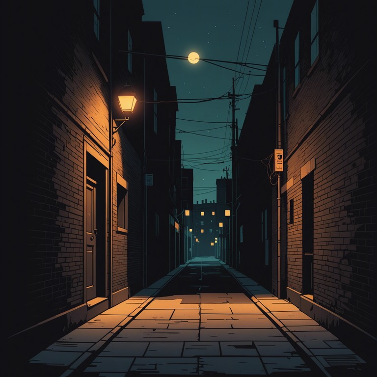 This track captures the essence of nocturnal city life through brooding grime sounds, featuring pulsating beats and eerie background synths that depict the darker side of urban environments. The composition uses minimalist instrumentation to create an intensely atmospheric tone, reflecting the blend of danger and mystery the night brings in a sprawling cityscape.