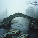 an ancient overpass across the ravine