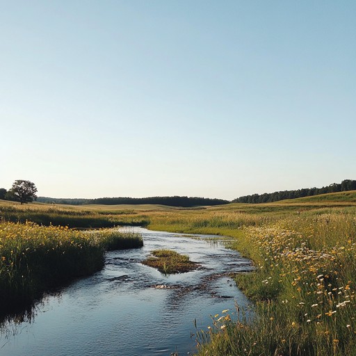 This enchanting piece captures the serene environment of a lush meadow. Soft flute notes weave through the sound of a babbling brook, evoking a sense of peace and connectivity with nature. It’s perfect for relaxation or thoughtful introspection.