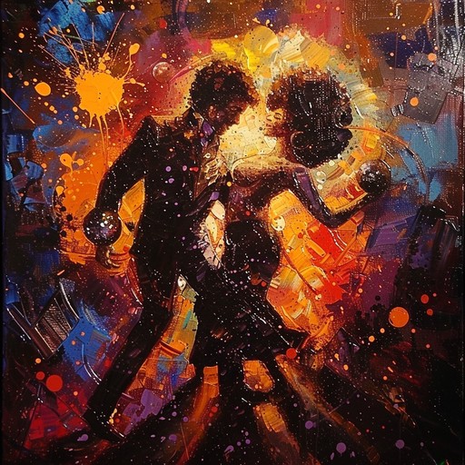 This energetic and groovy instrumental disco funk song features a pulsating bassline, shimmering guitar licks, and lively horn stabs. The tight rhythm section keeps the beat flowing while syncopated percussion adds extra flair. Sparkling piano chords and soulful string flourishes elevate the disco atmosphere. It's an irresistibly danceable track perfect for getting people moving at parties and clubs.