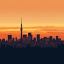 relaxed j pop inspired by a summer sunset