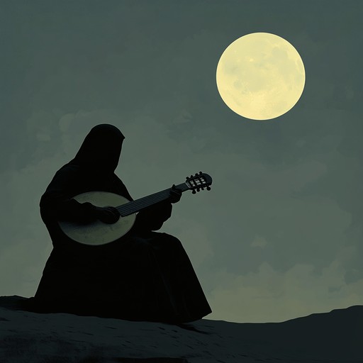 An instrumental track blending traditional middle eastern instruments with modern edgy beats, creating a rebellious and captivating soundscape.