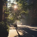 smooth and warm instrumental capturing broadway in summer
