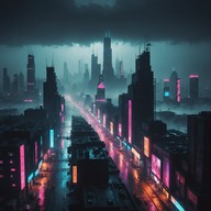 haunting melody through dystopian streets