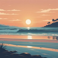 easing into a bright sunrise gently.