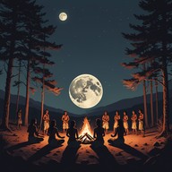 intense drums echo through primal soundscapes
