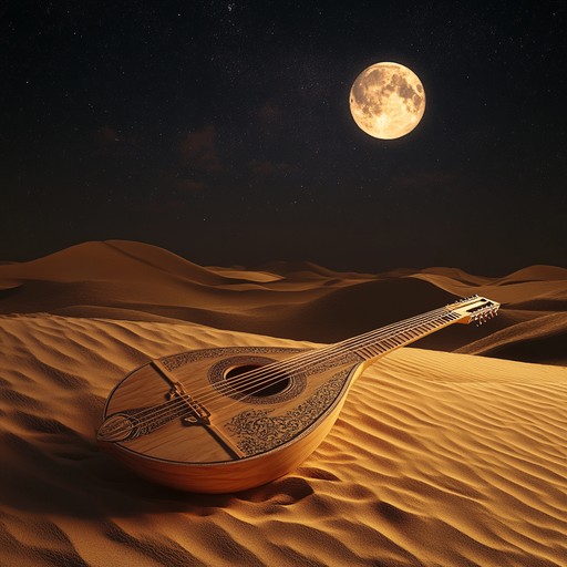 This composition weaves the sounds of the oud with atmospheric ambience, immersing listeners in the mystique of the middle eastern deserts. The music invites reflection, evoking images of ancient caravans traversing the silent dunes under the moonlit sky.