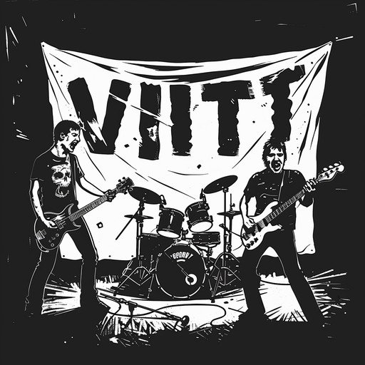 This fast paced and aggressive punk track exudes the feeling of triumph and victory through electrifying guitar riffs and powerful drumming, embodying the rebellious spirit of hardcore punk and the joy of winning