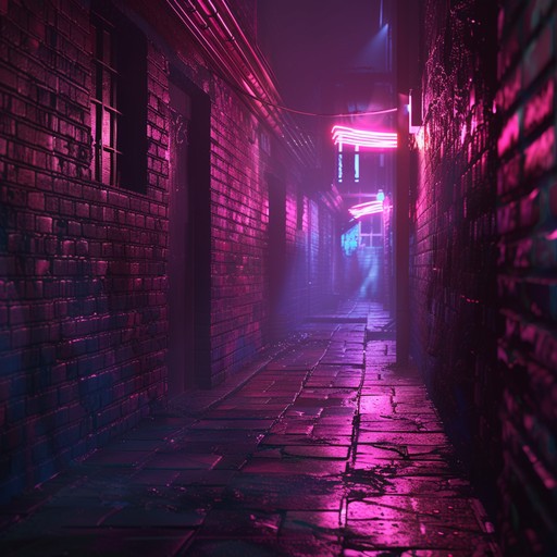 Imagine strolling through a dimly lit alleyway at midnight, where neon signs flicker, and the night air is thick with intrigue. This instrumental garage track features sultry rhythms and haunting melodies, creating an atmosphere perfect for secret rendezvous and seductive encounters. The track's slinky basslines and echoing guitar chords drive the pervasive sense of allure, making it ideal for mysterious and sensual moments.