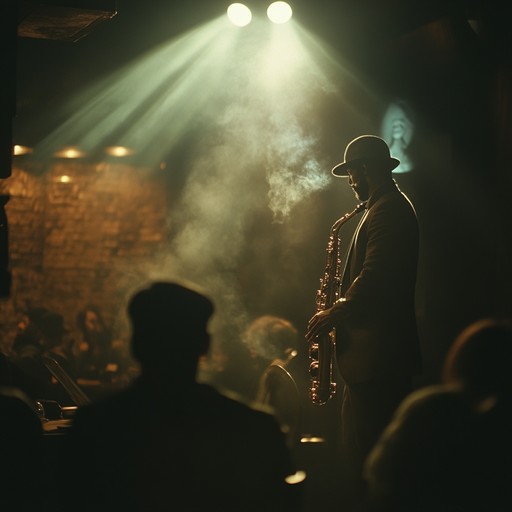 Capturing the spirited vibe of 1920s harlem, this track features a sultry saxophone lead echoing the historic sounds of speakeasies and jazz icons, blending traditional jazz with subtle elements of modern harmony.