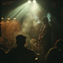 saxophone soars through vintage harlem jazz clubs