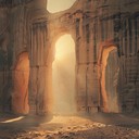 journey through mystical desert, awaken to ethereal chants