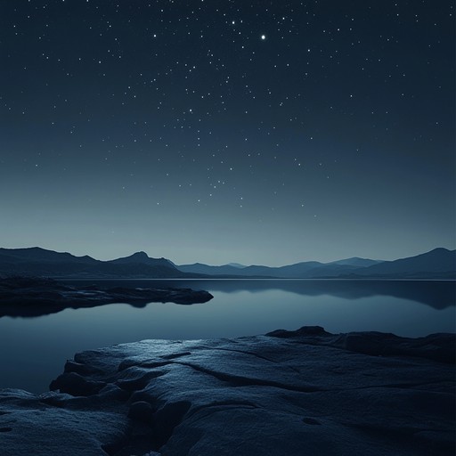 Experience an ambient electronic track featuring lush synthesizer melodies and delicate soundscapes, evoking the tranquility and mystery of starlit nights.