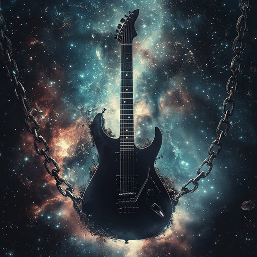 This symphonic progressive rock track is characterized by complex guitar riffs, sweeping orchestral elements, and a powerful surge towards thematic liberation and transcendence.