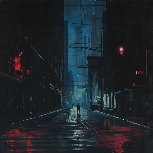 A slow tempo rap song filled with mysterious, haunting beats, and spine chilling synths echoing through the track. Dark basslines and unsettling percussions create an eerie atmosphere, perfect for a midnight walk through deserted urban streets tinged with a sense of dread.