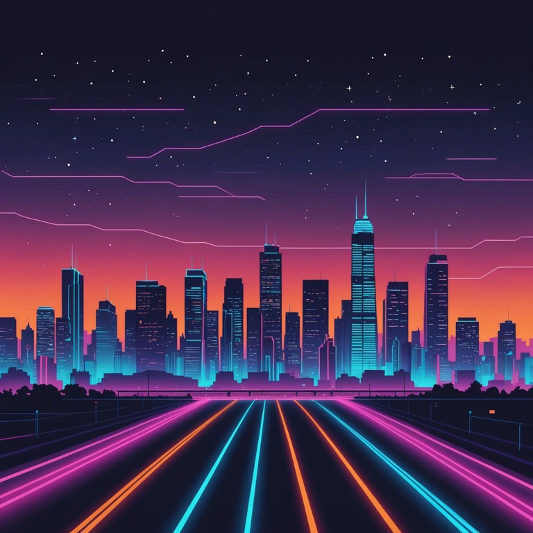 Transport yourself back to the era of neon lights and irresistible dance floors, where the synth leads the melody into a bursting firework of sound.