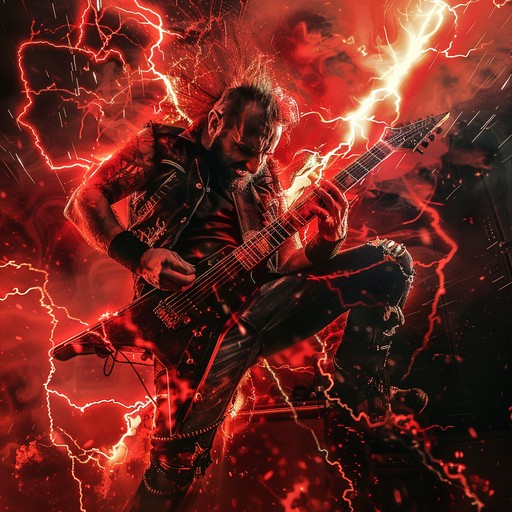 An energetic and blistering power metal track featuring lightning fast guitar shredding, pummeling double bass drumming, and soaring orchestral elements. The song is an instrumental showcase of technical prowess and melodic hooks.