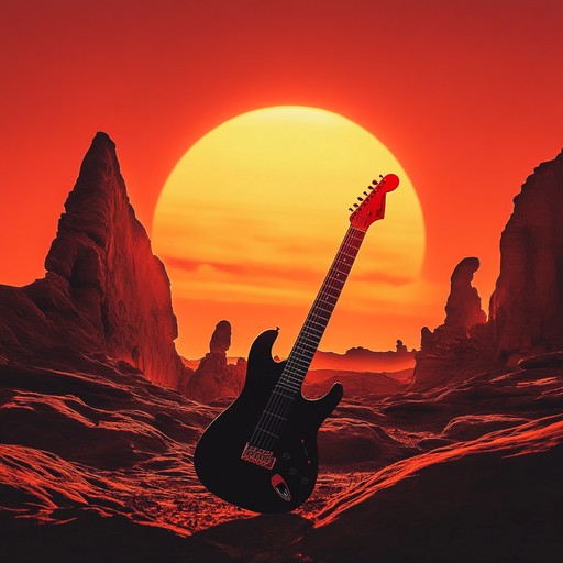 Feel the intense and thrilling energy of grunge infused electric guitar riffs as you speed through a blazing hot desert landscape. The rhythmic beats and driving force of this track will keep you moving forward with power and determination.