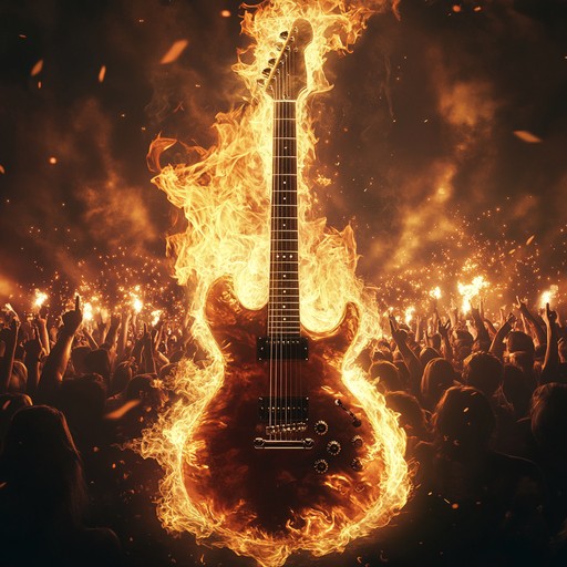 This track captures the exhilaration of victory with thunderous drums and soaring guitar solos. The music crescendos with powerful riffs, inspiring feelings of empowerment and joy, perfect for celebrating triumphant moments.