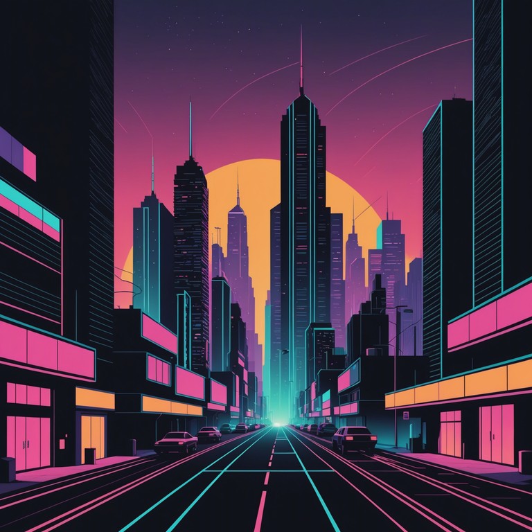 Imagine a soundscape where the dark, gritty underbelly of a futuristic megacity meets the shimmering neon lights above. This track represents the dual nature of a cyberpunk metropolis, combining deep electronic beats with dystopian sound layers to evoke a sense of mystery and danger. The backdrop consists of slow, deep electronic beats matched with high pitched, eerie synth lines creating a vivid auditory journey through a night in a futuristic city.