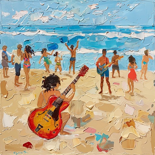 A high energy instrumental with spirited electric guitar and tight percussion, capturing the essence of summer joy and festivity. Ideal for a sun drenched celebration.