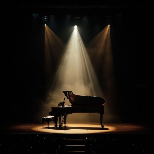 An intimate melody that captures the essence of closing moments in an emotional theater performance, relatable yet poignant. The music subtly embraces the listener with tender piano notes, creating a nostalgic and contemplative atmosphere