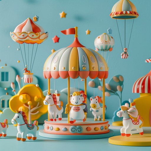 Immerse yourself in a jubilant adventure with vibrant toy based sounds that create a playful and spirited atmosphere, evoking the innocence and joy of childhood.