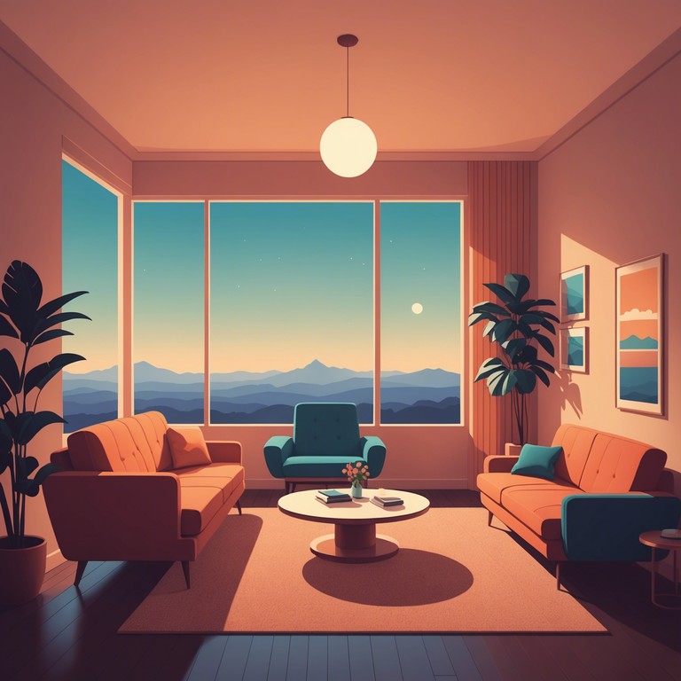 This track is designed as a soothing soundscape for chill evenings in an upscale lounge. The composition will gradually immerze the listener in a relaxed and intimate mood, featuring sustained warm notes that mimic the settling dusk.