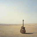 gritty guitar blends with bittersweet melodies in intense desert landscape