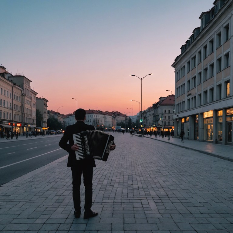 Let this track take you on a journey through the heart of bulgaria with its deeply emotional accordion melodies, evoking feelings of longing and romantic serendipity.