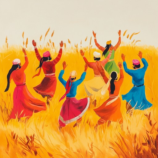 An upbeat instrumental track that captures the energetic spirit of punjabi harvest festivals, featuring traditional bhangra rhythms and melodies played on the dhol and other folk instruments.