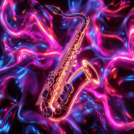 An instrumental piece featuring sensual saxophone melodies intertwined with ambient synth layers, crafting a mysterious and intimate soundscape perfect for evening relaxation.