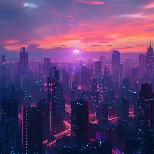 Immerse in an unearthly journey through a futuristic city, blending ambient synth layers with urban street beats. This track transports listeners to an otherworldly metropolis where cosmic energies interact with the hustle and bustle of city life, creating a surreal auditory experience.