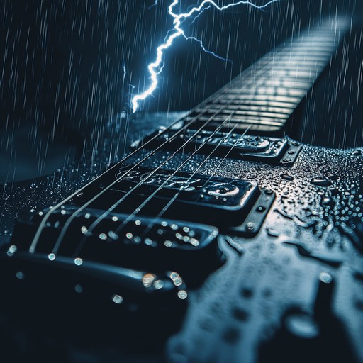 Seething darkness of storm clashes with raw guitar, invoking intense emotions. Feel the chaos through shattering riffs and pelting rain.