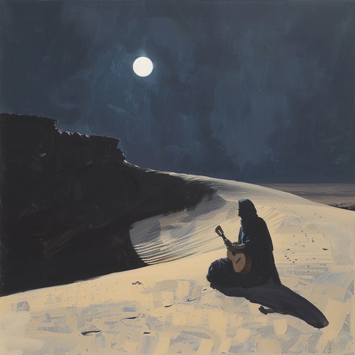 This piece draws inspiration from the hauntingly beautiful nights in the middle east. It features a solo oud playing gentle, intricate melodies that weave through the sands and the whispers of the desert wind. The composition captures the essence of solitude, love, and longing, creating an intimate listening experience.