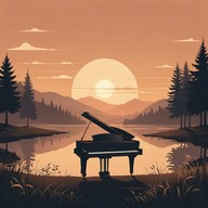 contemplative piano melody evoking gentle reflection