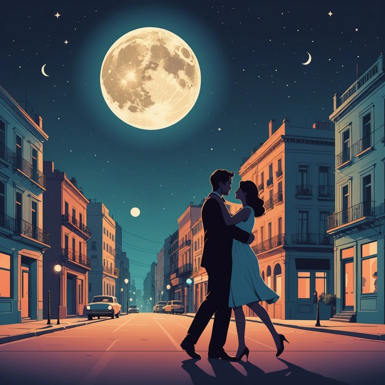 This composition achieves a soft, introspective mood by merging the nostalgic essence of tango with serene, dreamlike elements. It’s like dancing slowly under the moonlight, where each step tells a silent story of longing and love.