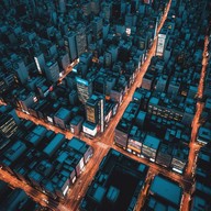sonic exploration above neon lit tokyo