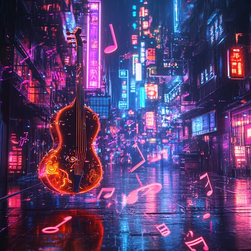 A soothing instrumental that merges the traditional melodies of the erhu with futuristic electronic soundscapes, crafting an ambient lounge piece that bridges the ancient and the modern A soothing instrumental that merges the traditional melodies of the erhu with futuristic electronic soundscapes, crafting an ambient lounge piece that bridges the ancient and the modern