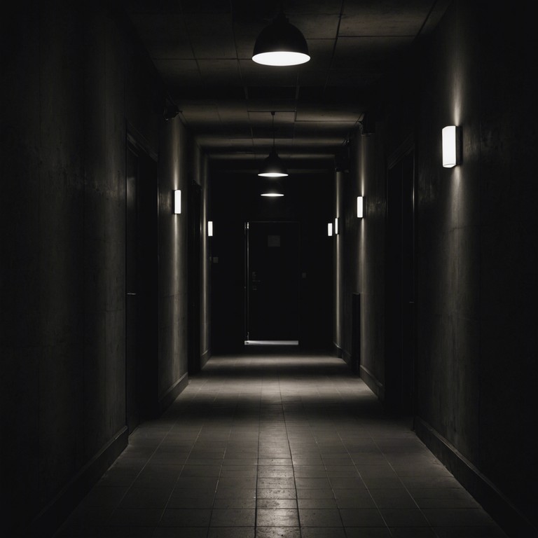 A composition that leverages the eerie and unsettling qualities of muzak to craft an atmosphere filled with tension and suspense. Perfect for setting a creepy ambiance, the track uses dissonant melodies and minimalistic instrumentation to evoke feelings of being watched or followed in an abandoned place. Subtle background noises hint at the presence of something or someone unseen.