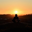 gentle guitar tunes expressing heartfelt emotions at sunset.