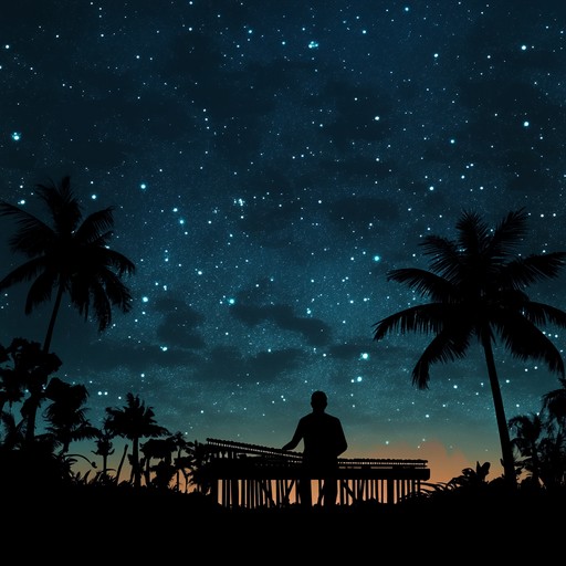 A mesmerizing instrumental cumbia piece that weaves together dreamy melodies with traditional latin rhythms, creating an ethereal soundscape that transports the listener to a tropical paradise under starlit skies.