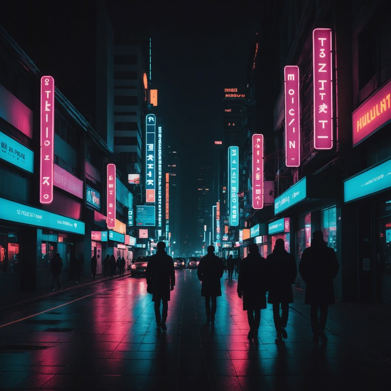 Imagine wandering through a city bathed in neon lights as the haunting yet soothing saxophone riffs merge seamlessly with the ambient sounds of jazz infused house music. This track transports the listener through a dreamlike urban landscape, underpinned by a fusion of smooth jazz and rhythmically complex house beats.