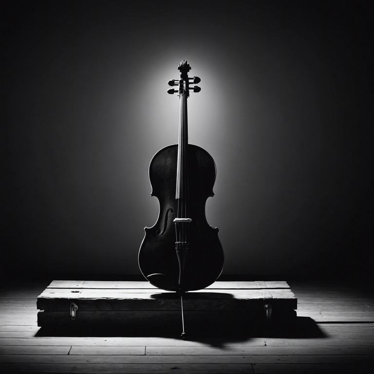 In this fusion of classical opera with a modern introspective twist, the composition explores the deep yearnings and unspoken emotions of characters set against the backdrop of a timeless love story. Unresolved passions and distant desires come alive through emotive melodies played on a solo cello, supported by subtle operatic vocals whispering the heart's secrets.