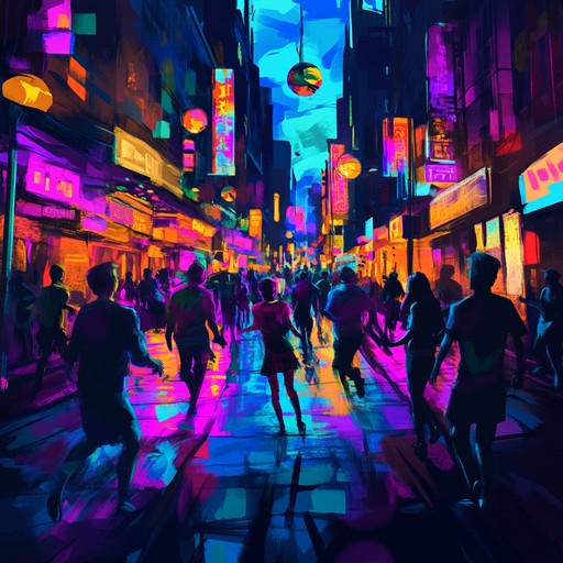 An energetic synth driven electro track that inspires happiness and movement with its upbeat rhythms and catchy melodies.