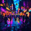 upbeat instrumental electro song that brings joyful dance energy